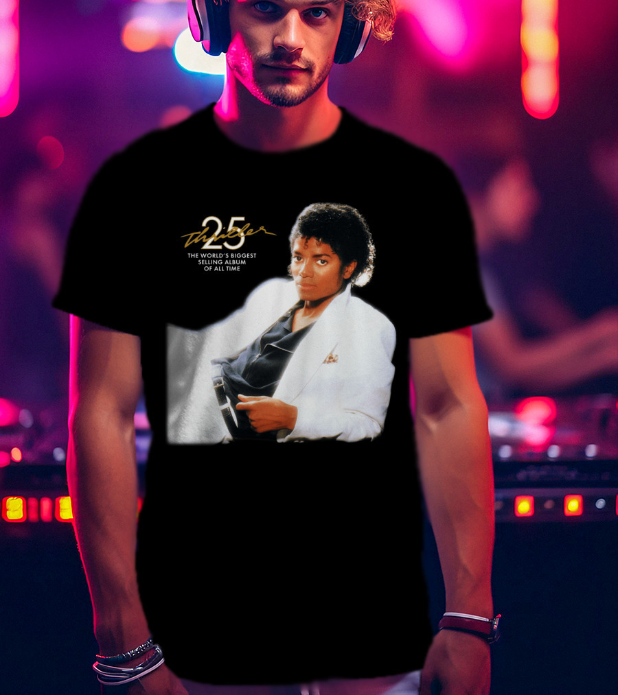 25 Thriller The World's Biggest Selling Album Of All Time T-Shirt