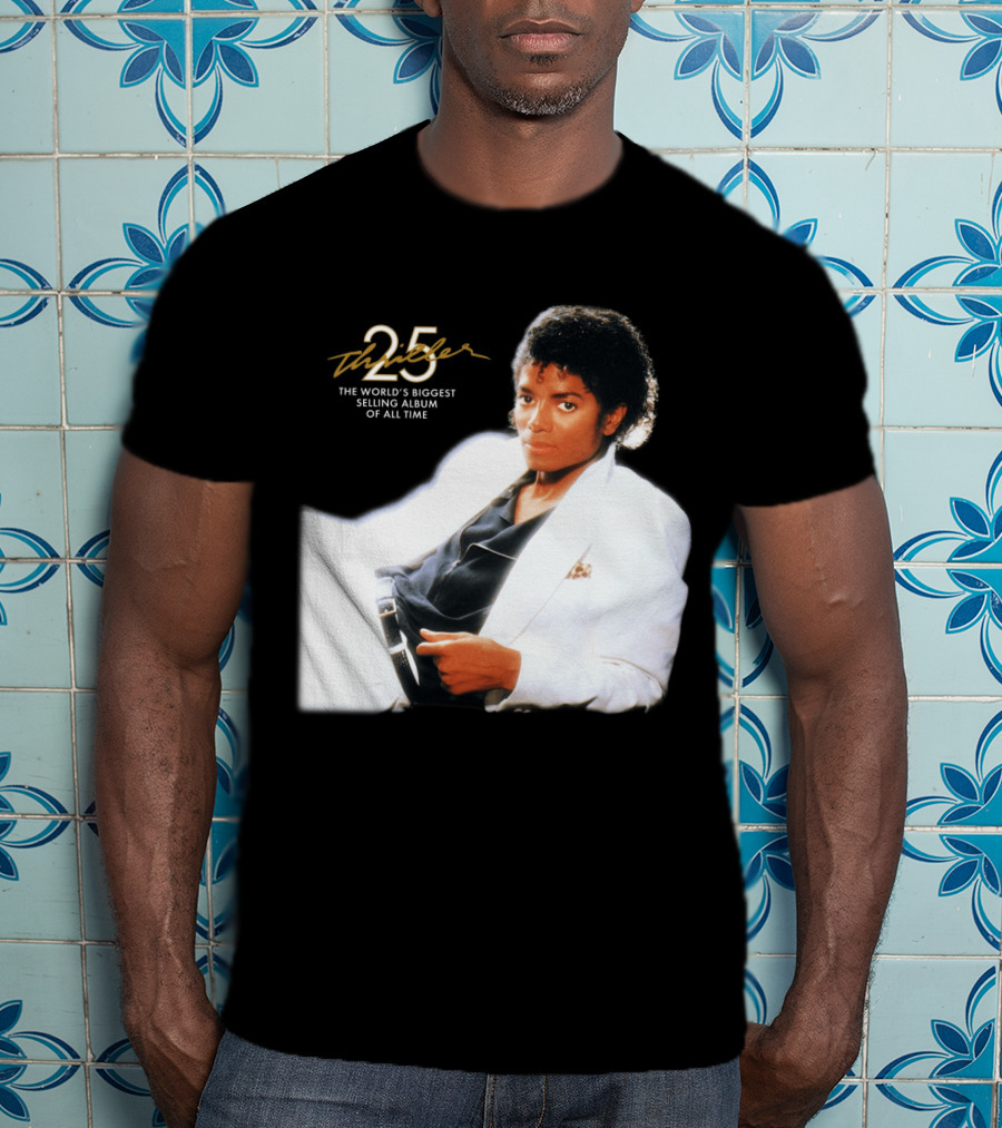 25 Thriller The World's Biggest Selling Album Of All Time T-Shirt