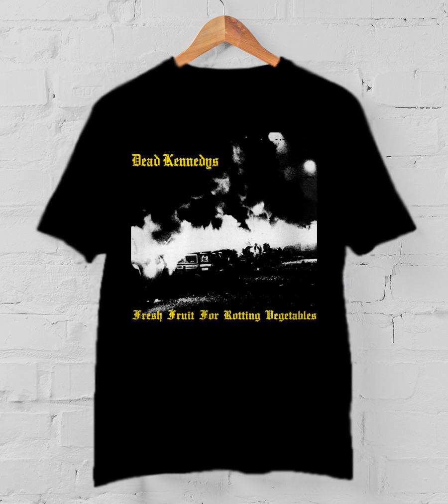 Dead Kennedys Fresh Fruit For Rotting Vegetables Burning Cars Scene T-Shirt