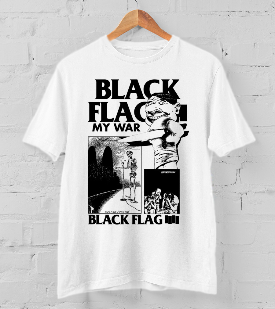 Black Flag My War This Is The Punch Line T-Shirt