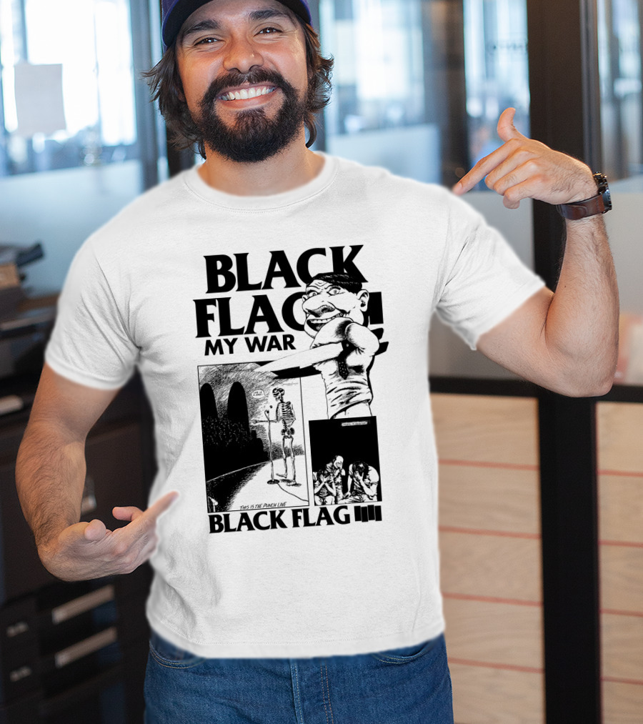 Black Flag My War This Is The Punch Line T-Shirt