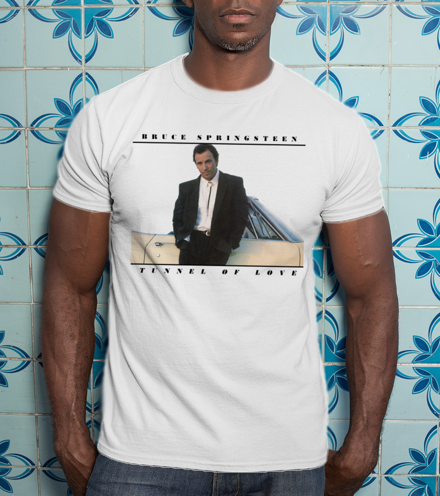 Bruce Springsteen Tunnel Of Love Album Cover Image T-Shirt