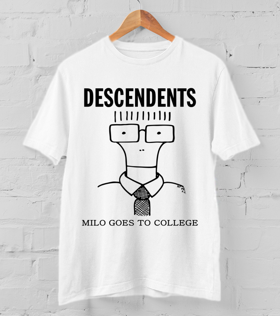 Descendents Milo Goes To College Iconic Cartoon T-Shirt