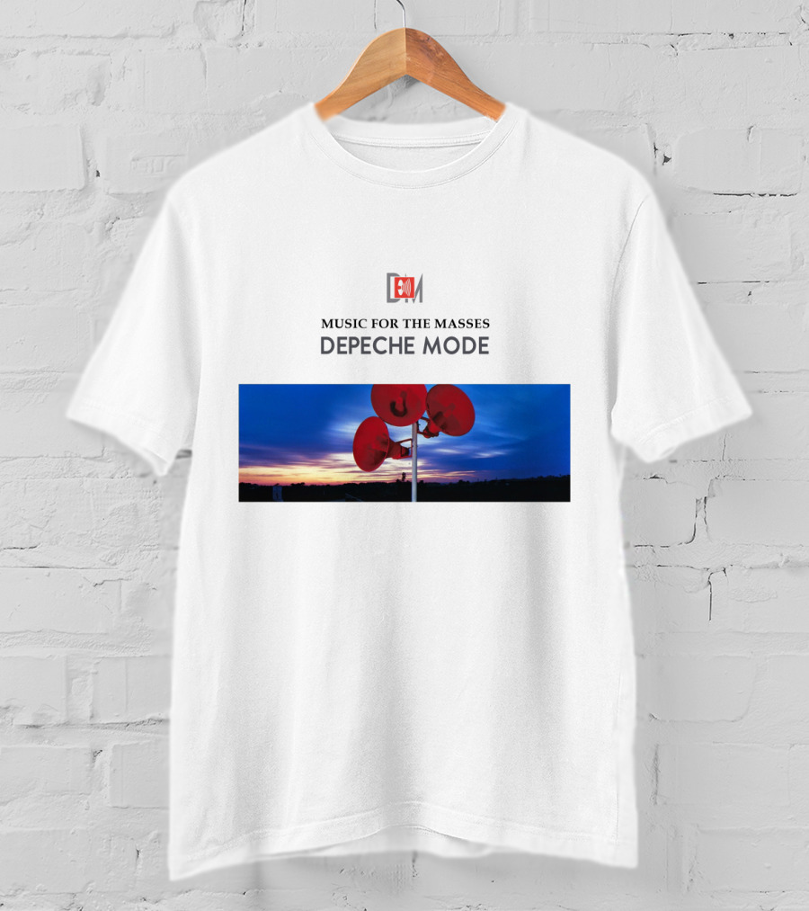 DEPECHE MODE Music For The Masses Sunset Speakers T-Shirt