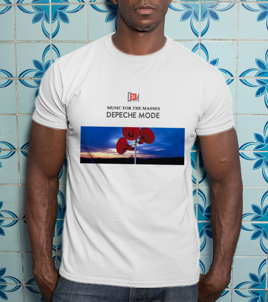 DEPECHE MODE Music For The Masses Sunset Speakers T-Shirt
