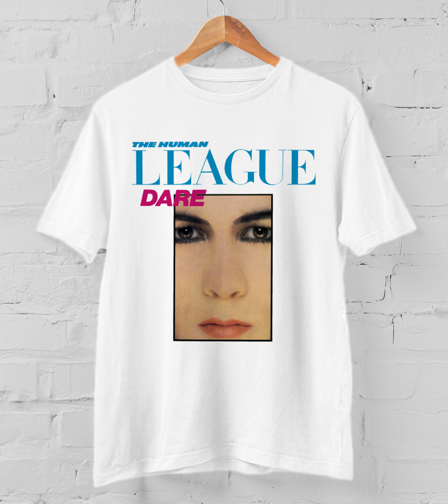 The Human League Dare Album Cover Art Face T-Shirt