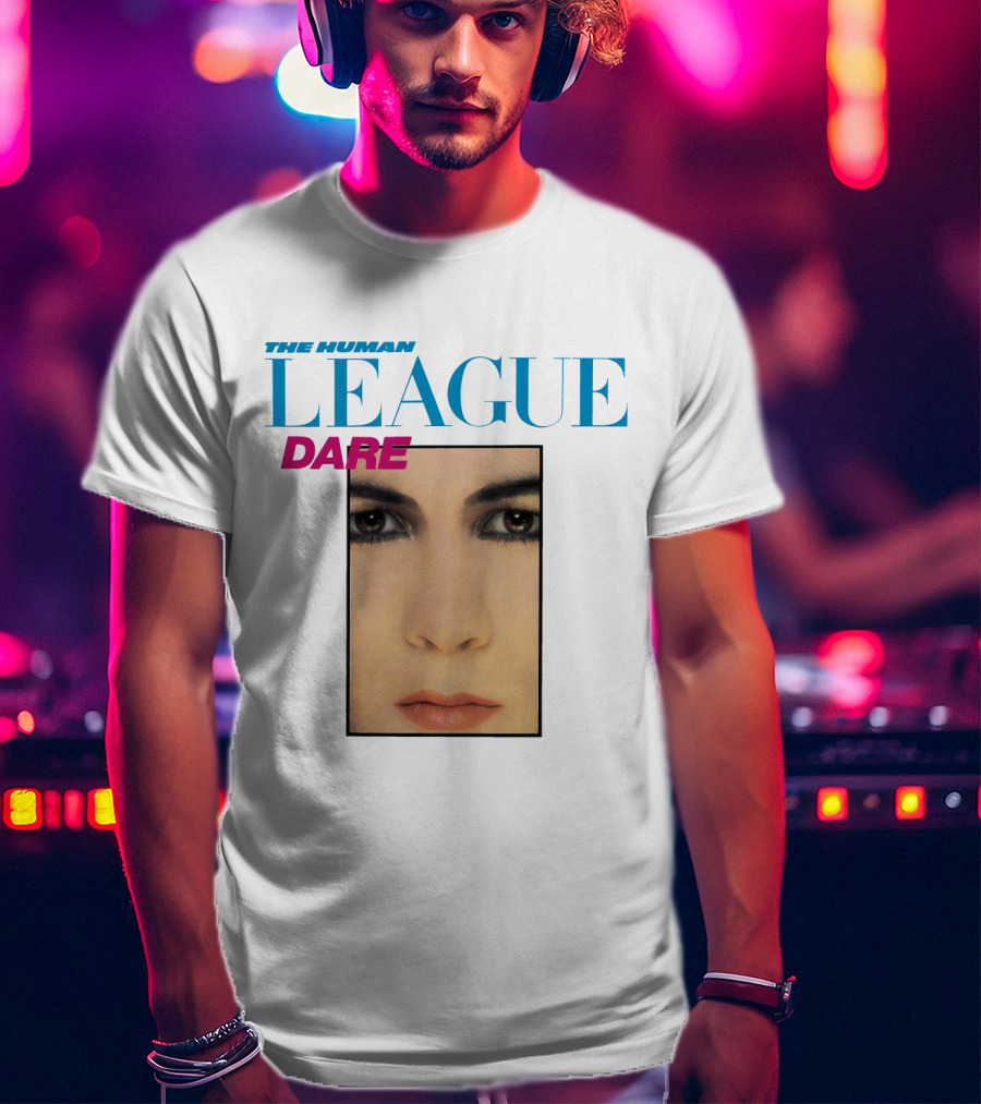 The Human League Dare Album Cover Art Face T-Shirt