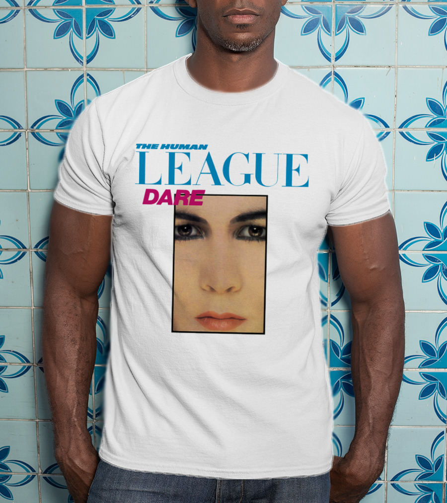 The Human League Dare Album Cover Art Face T-Shirt