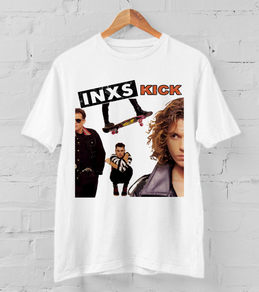 Inxs Kick Skateboard Punk Style T-Shirt