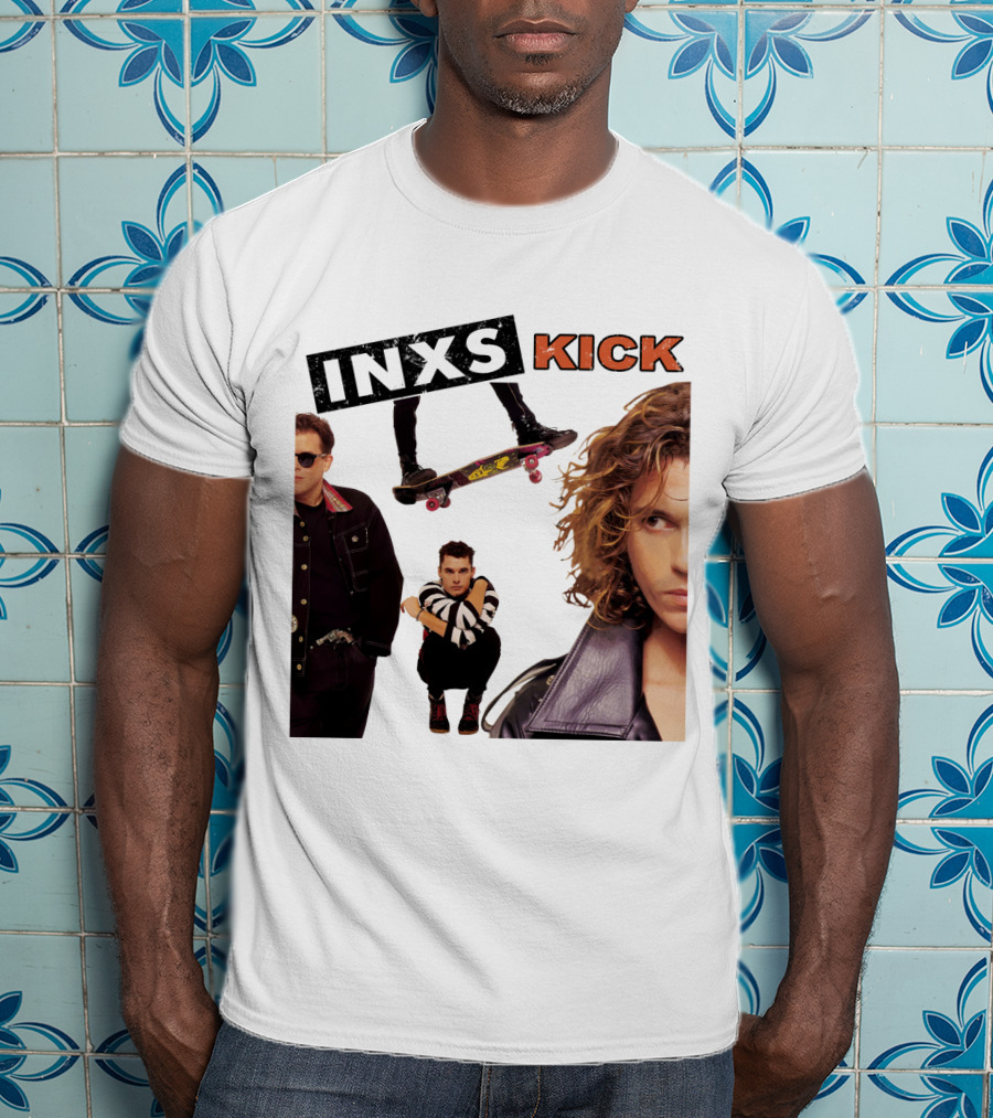 Inxs Kick Skateboard Punk Style T-Shirt