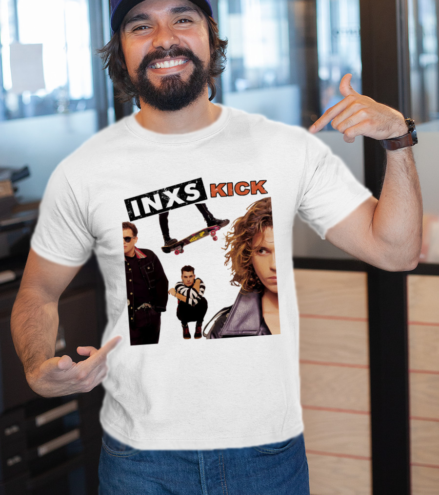 Inxs Kick Skateboard Punk Style T-Shirt