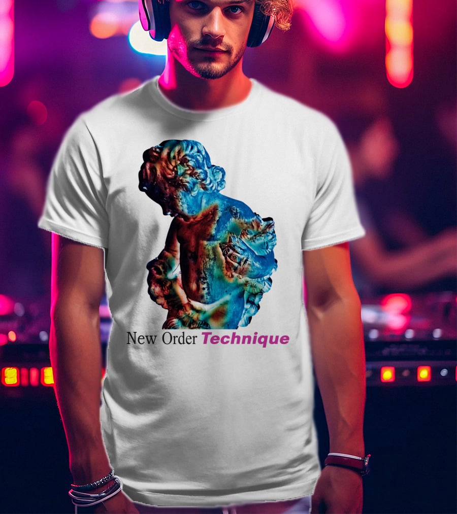 New Order Technique Album Sculpture T-Shirt