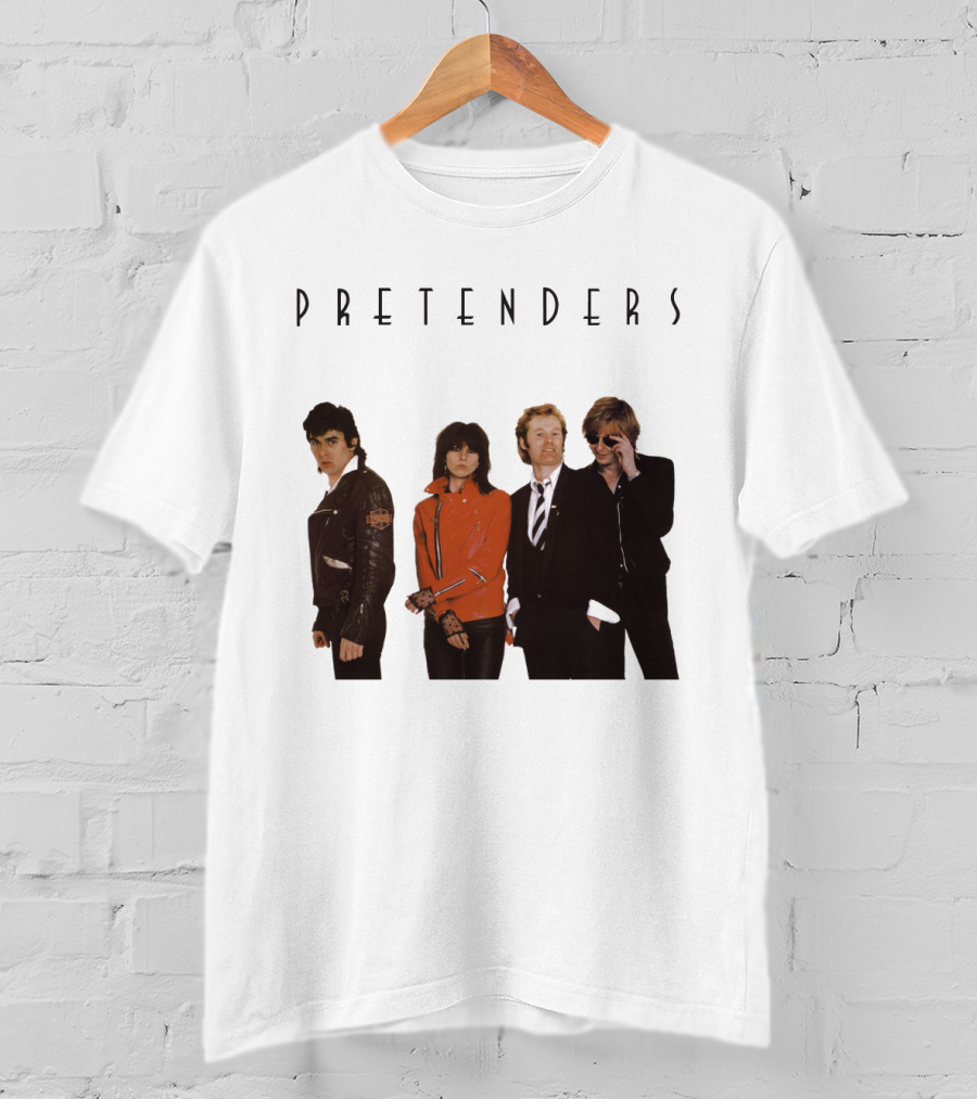 Pretenders Band Classic Album Cover Featuring Iconic Lineup T-Shirt