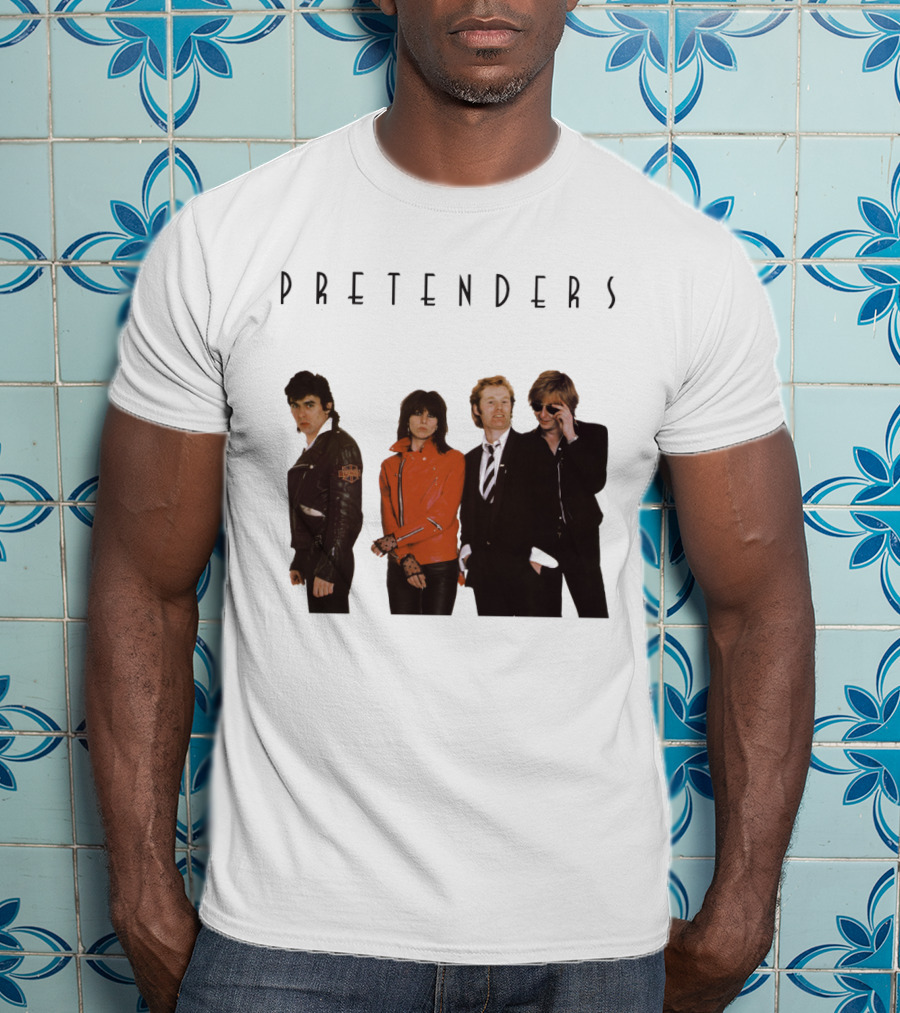 Pretenders Band Classic Album Cover Featuring Iconic Lineup T-Shirt