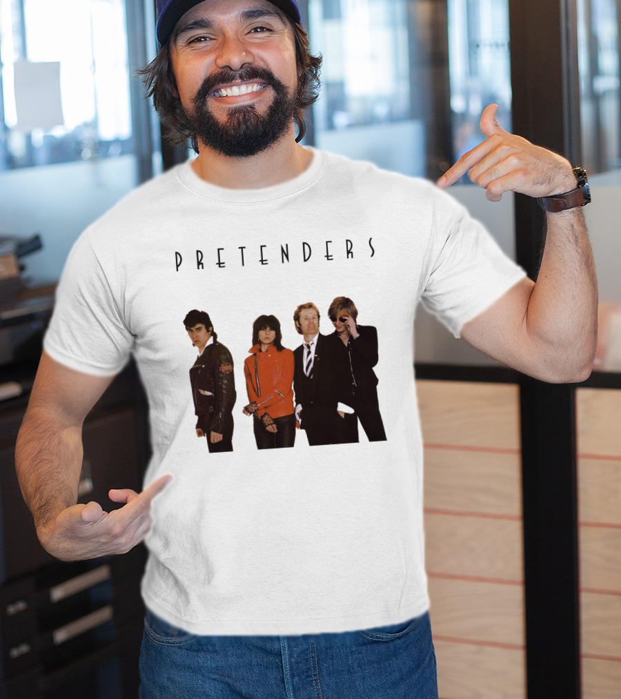 Pretenders Band Classic Album Cover Featuring Iconic Lineup T-Shirt