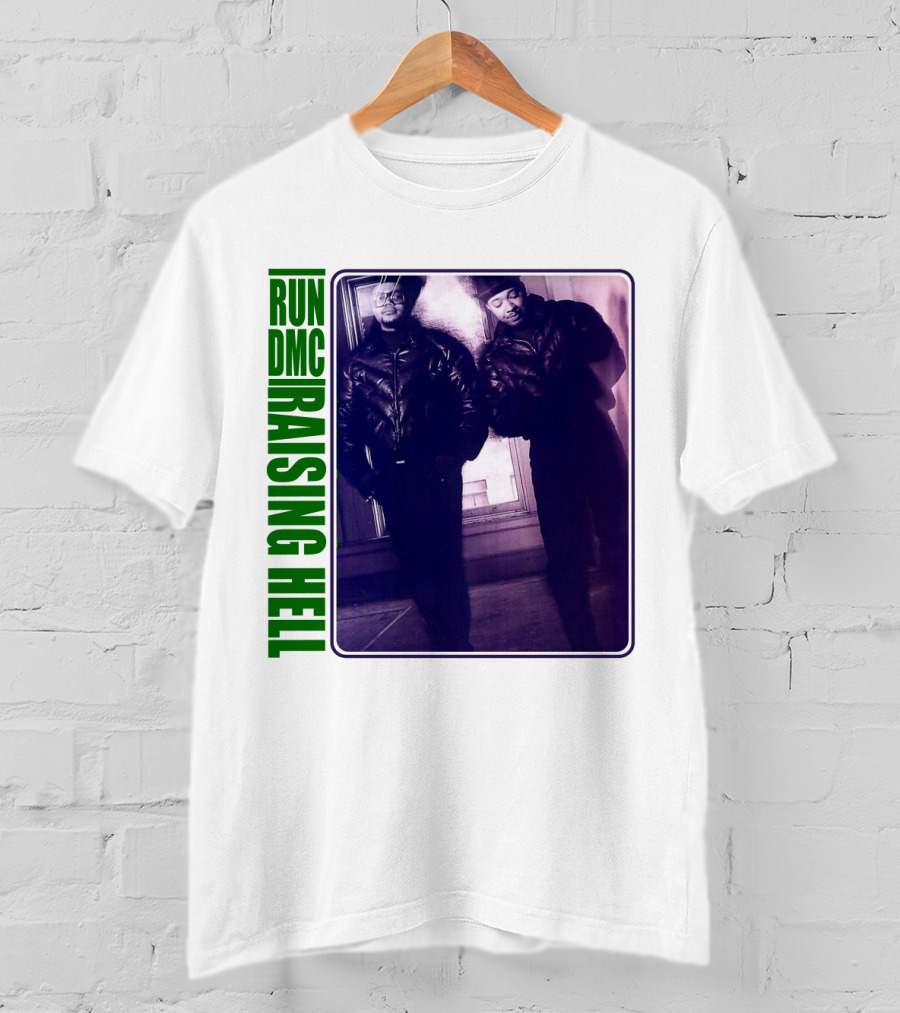 Run Dmc Raising Hell 1986 Music Album Hip Hop Legends T-Shirt