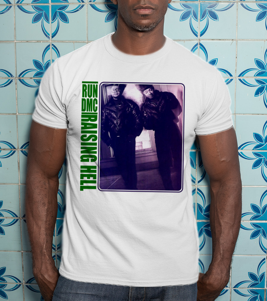 Run Dmc Raising Hell 1986 Music Album Hip Hop Legends T-Shirt