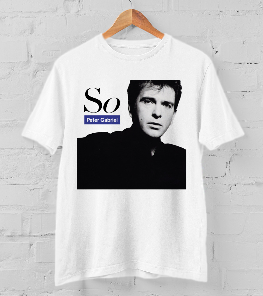 So Peter Gabriel Album Cover T-Shirt