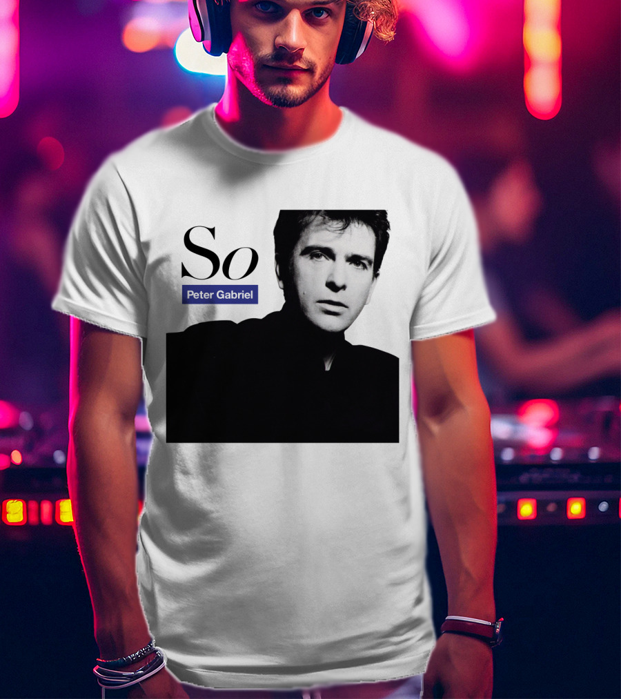 So Peter Gabriel Album Cover T-Shirt