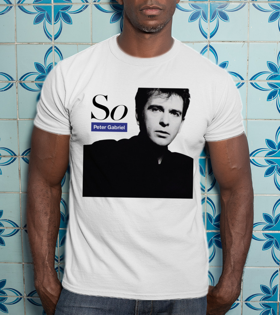 So Peter Gabriel Album Cover T-Shirt