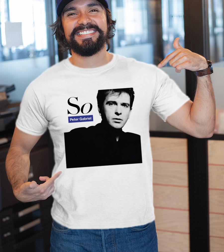 So Peter Gabriel Album Cover T-Shirt