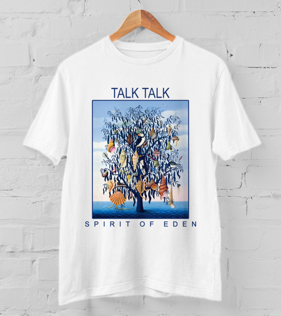 Talk Talk Spirit Of Eden Tree With Shells And Leaves T-Shirt