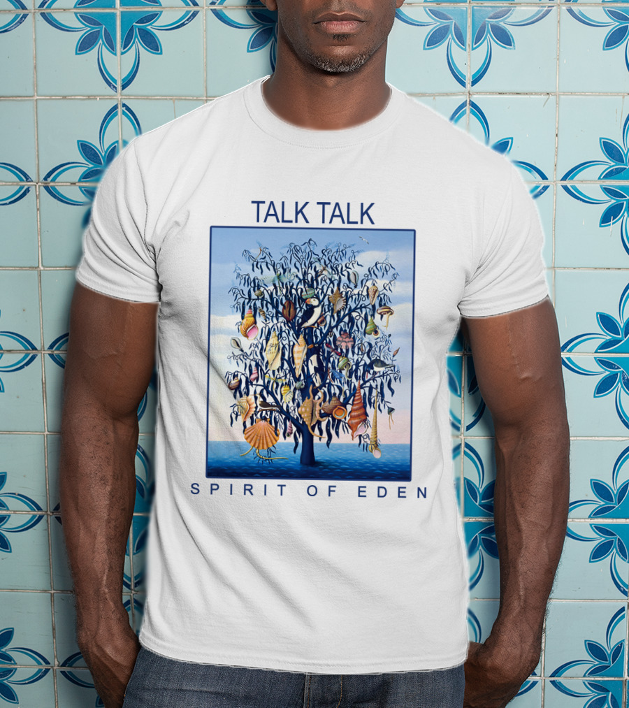 Talk Talk Spirit Of Eden Tree With Shells And Leaves T-Shirt