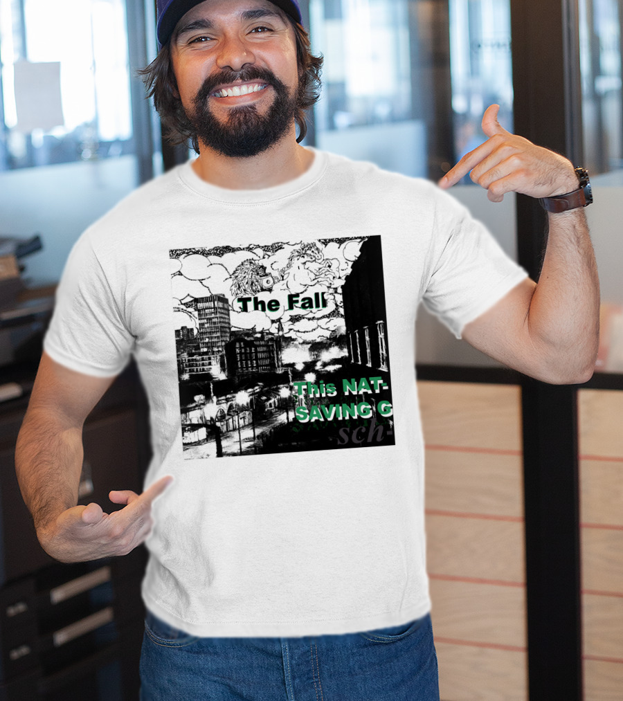 The Fall This Nation's Saving Grace Cityscape And Clouds T-Shirt