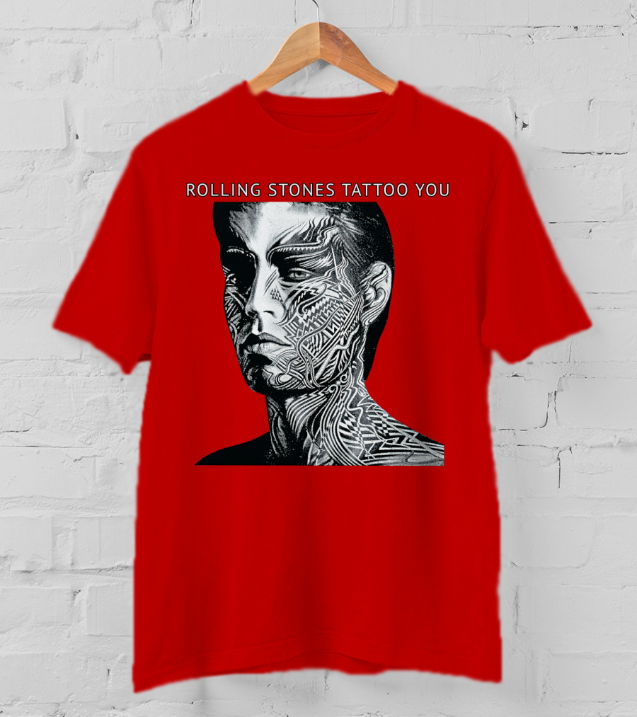 Rolling Stones Tattoo You Face Art T-Shirt