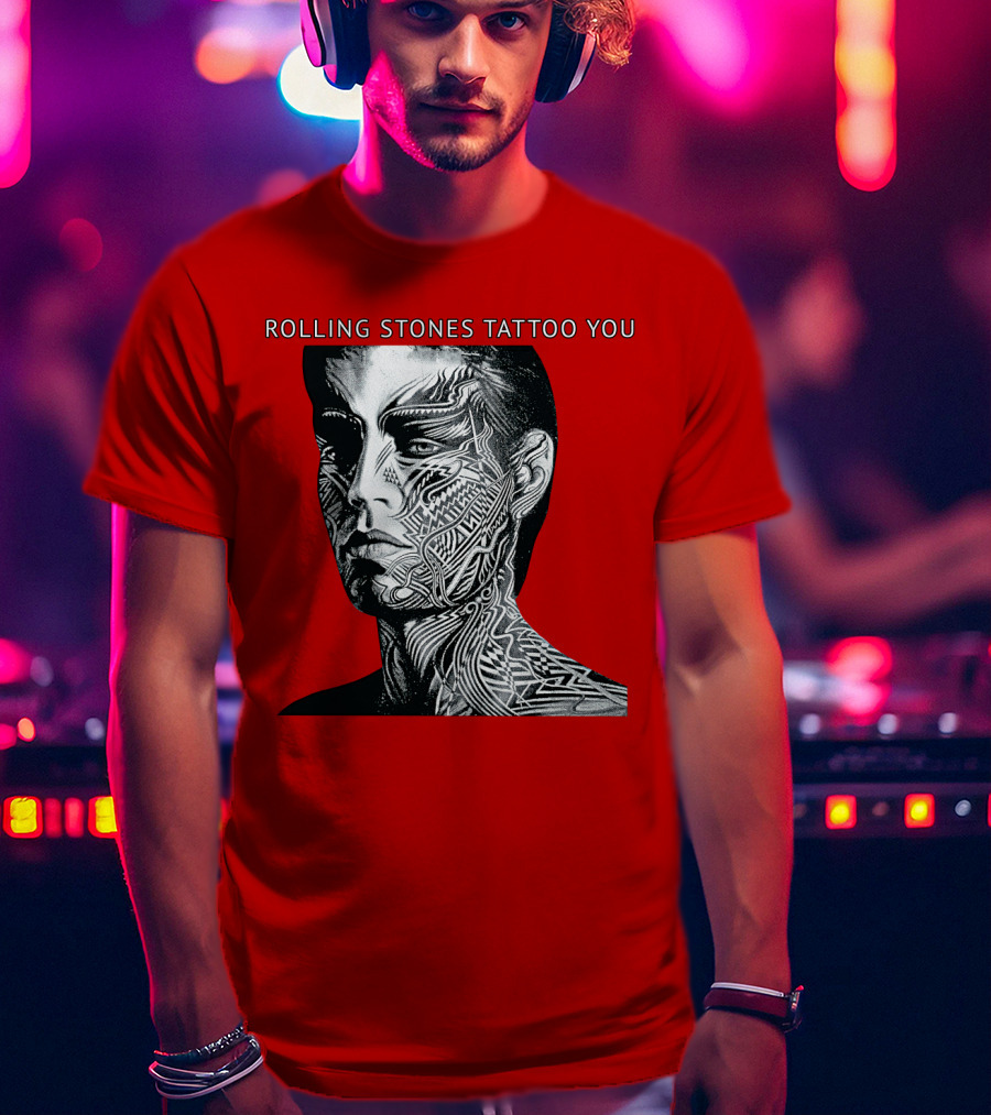 Rolling Stones Tattoo You Face Art T-Shirt