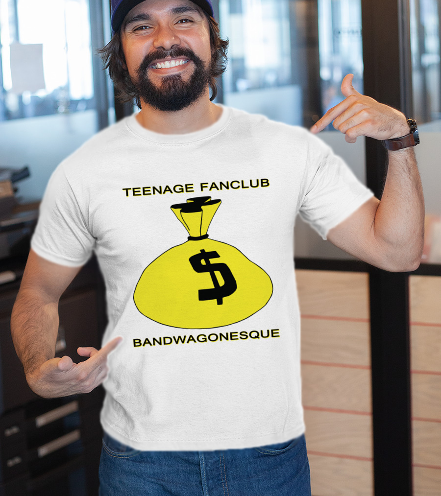 Teenage Fanclub Bandwagonesque Money Bag Icon With Dollar Sign T-Shirt