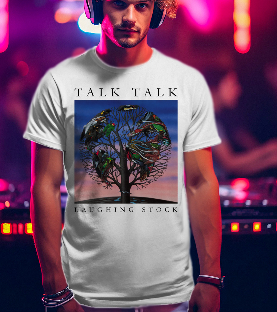Talk Talk Laughing Stock Surreal Tree With Birds T-Shirt