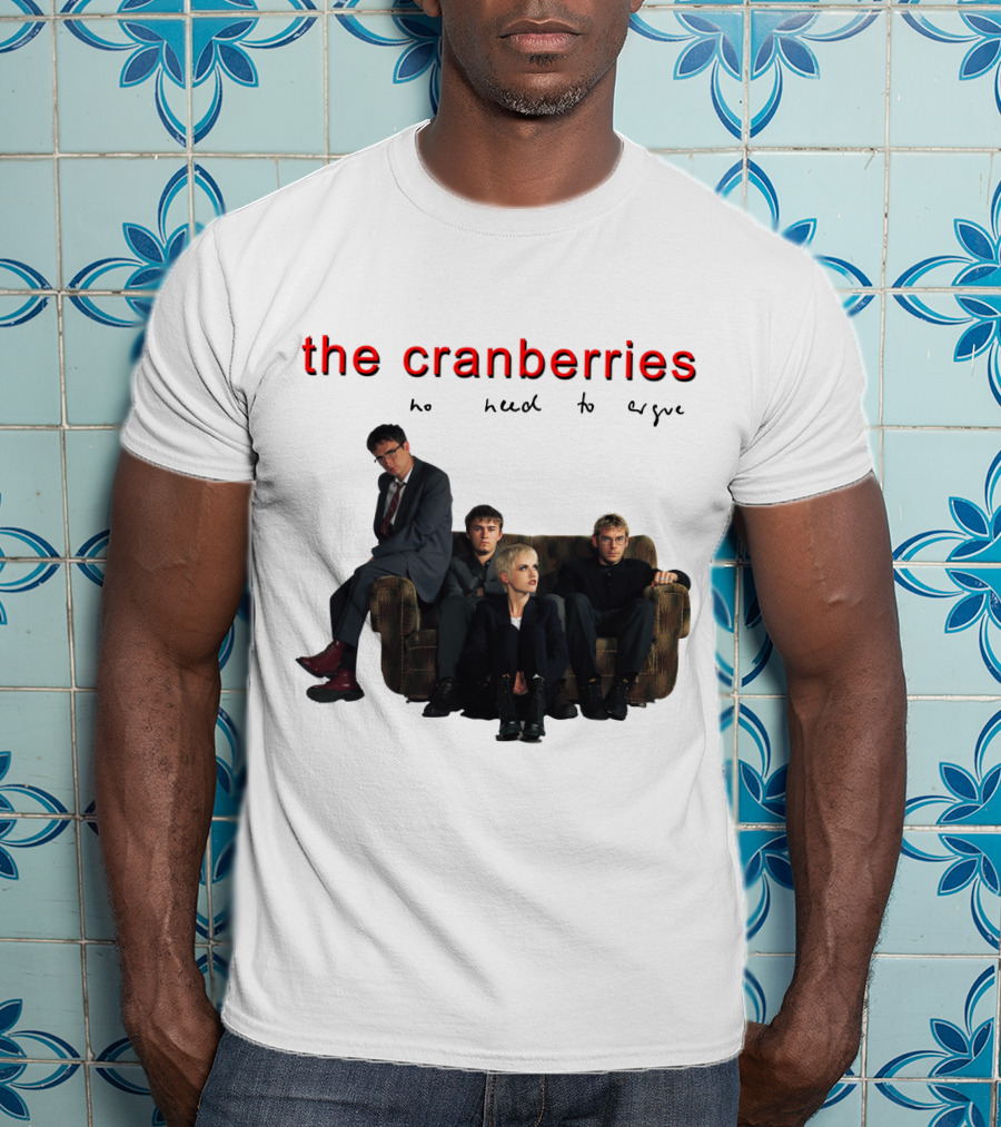 The Cranberries No Need To Argue Album Cover Sofa Band Members T-Shirt