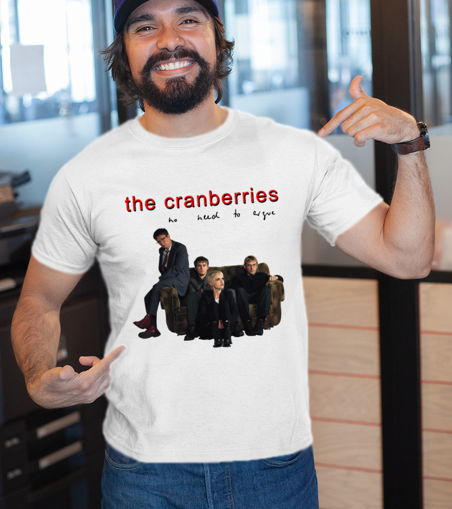 The Cranberries No Need To Argue Album Cover Sofa Band Members T-Shirt