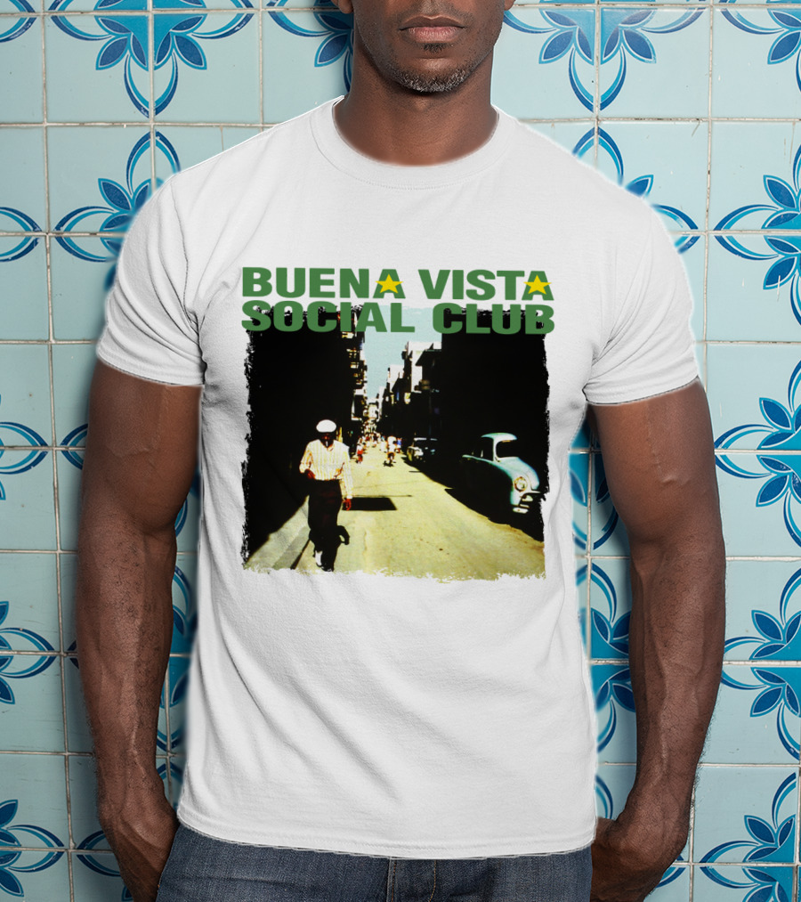 Buena Vista Social Club Vintage Havana Street Scene T-Shirt