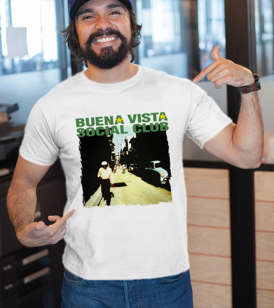 Buena Vista Social Club Vintage Havana Street Scene T-Shirt