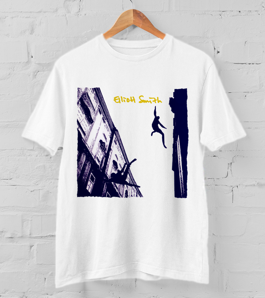 Elliott Smith Leaping Figures Urban Scene T-Shirt
