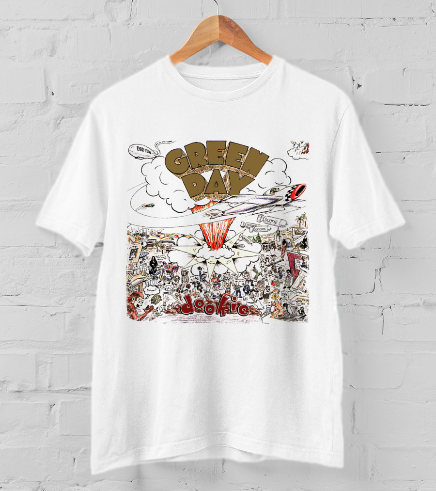 Green Day Dookie Album Cover Explosion T-Shirt