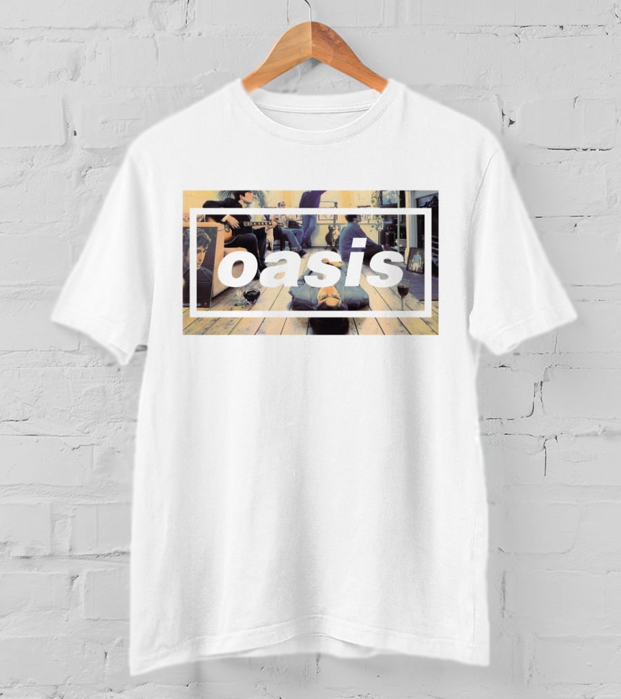 Oasis Definitely Maybe Rock Band Album Cover T-Shirt