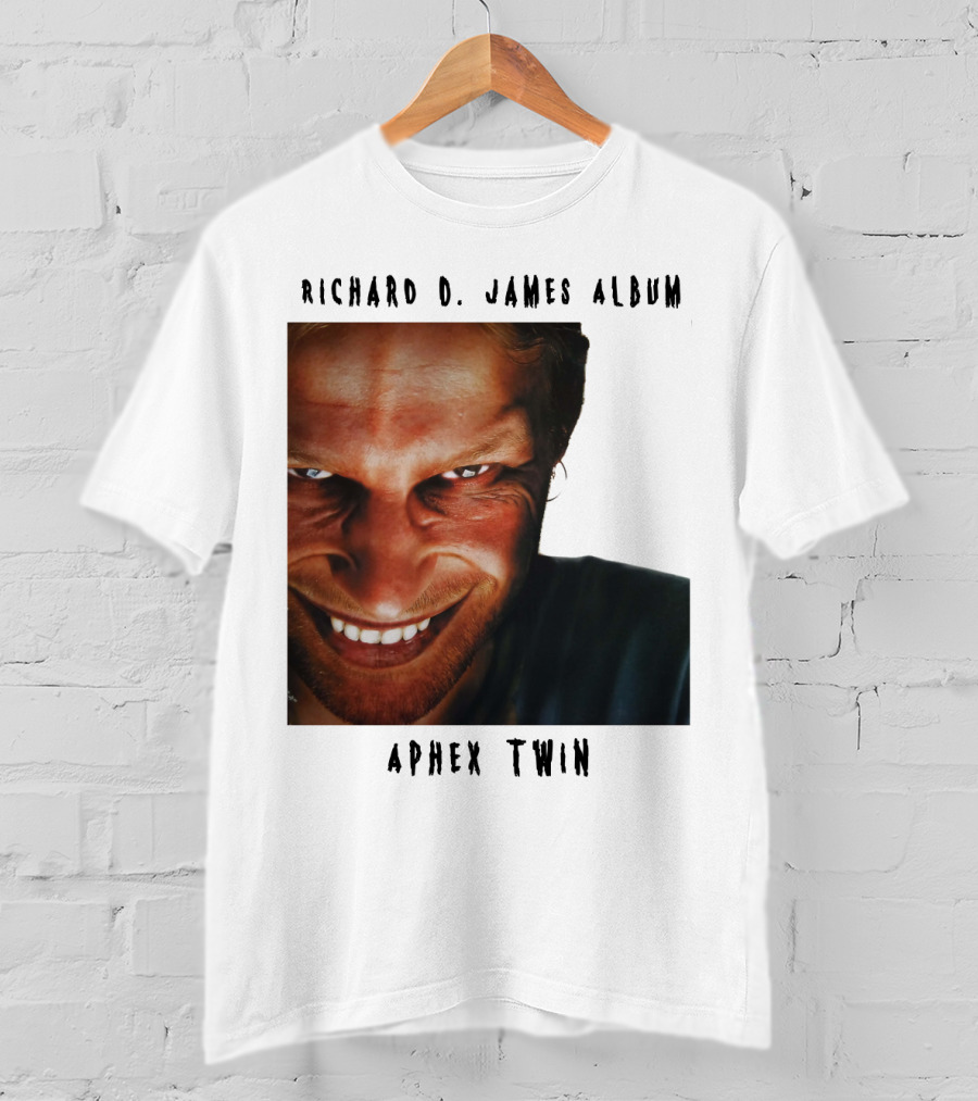 Richard D. James Album Aphex Twin Smiling Face T-Shirt