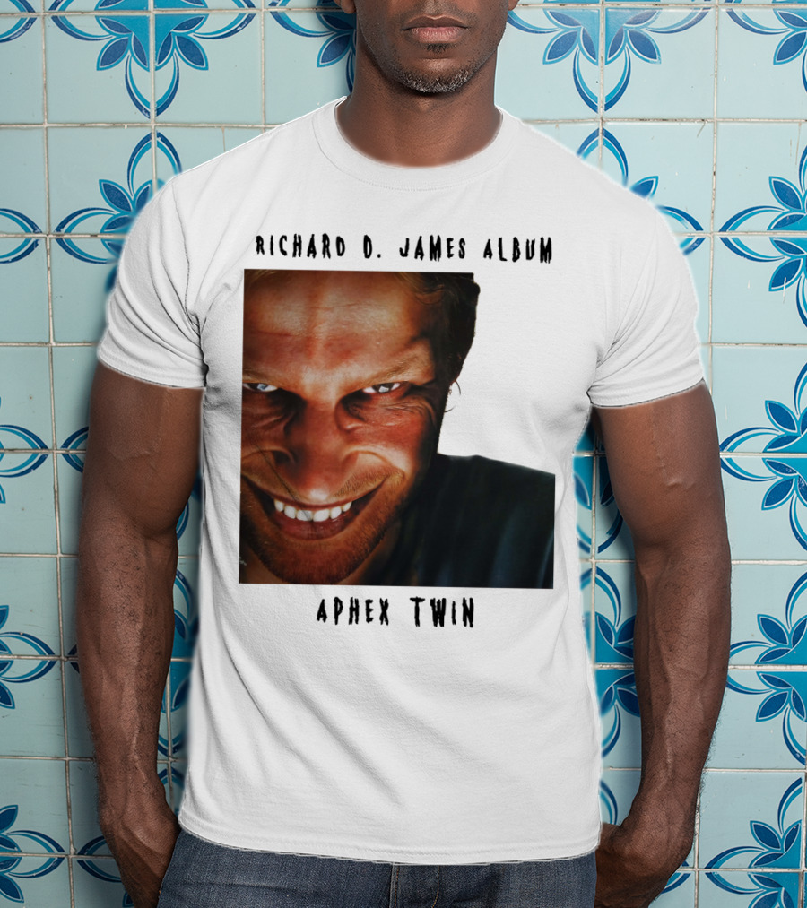 Richard D. James Album Aphex Twin Smiling Face T-Shirt