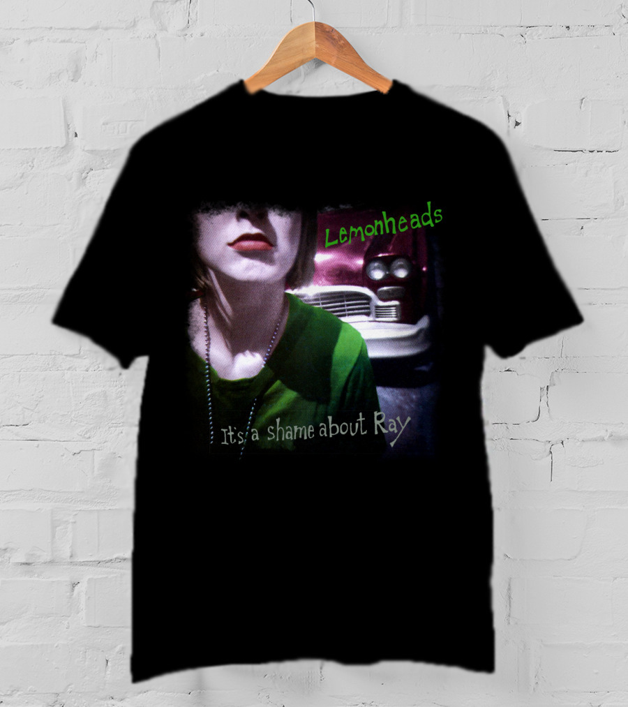Lemonheads It's A Shame About Ray Album Cover With Green Shirt And Vintage Car T-Shirt
