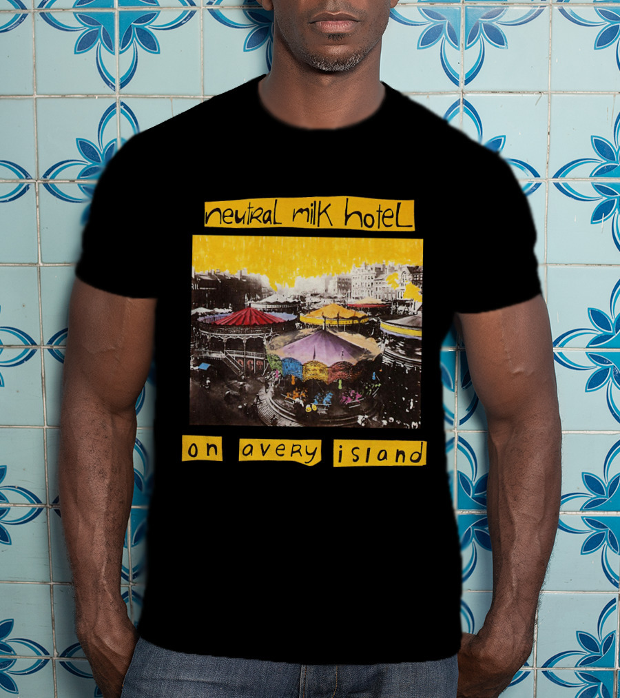 Neutral Milk Hotel Colorful Carousel On Avery Island T-Shirt