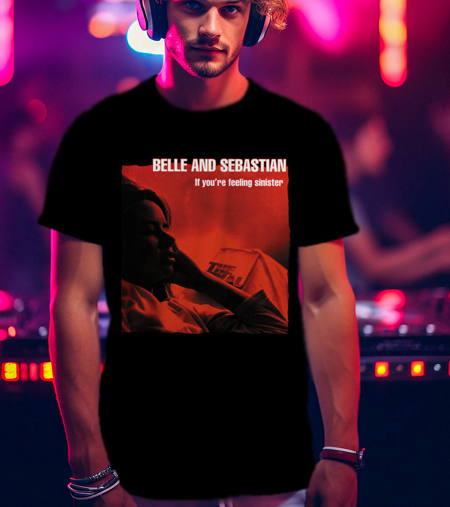 Belle And Sebastian If You're Feeling Sinister Album Cover Red Tone T-Shirt
