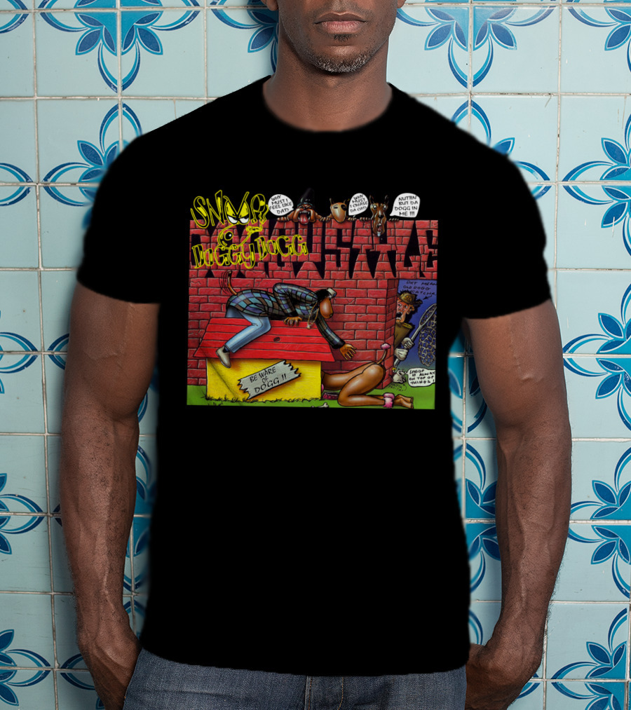 Snoop Doggy Dogg Doggystyle Album Cover Comic Be Ware Of Dogg 1993 T-Shirt