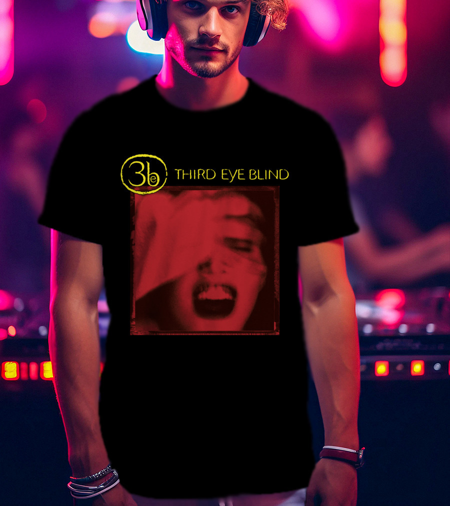 3eb Third Eye Blind Red Portrait Iconic Album Cover T-Shirt