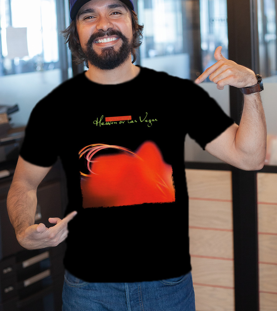 Cocteau Twins Heaven Or Las Vegas Red Abstract Swirl T-Shirt