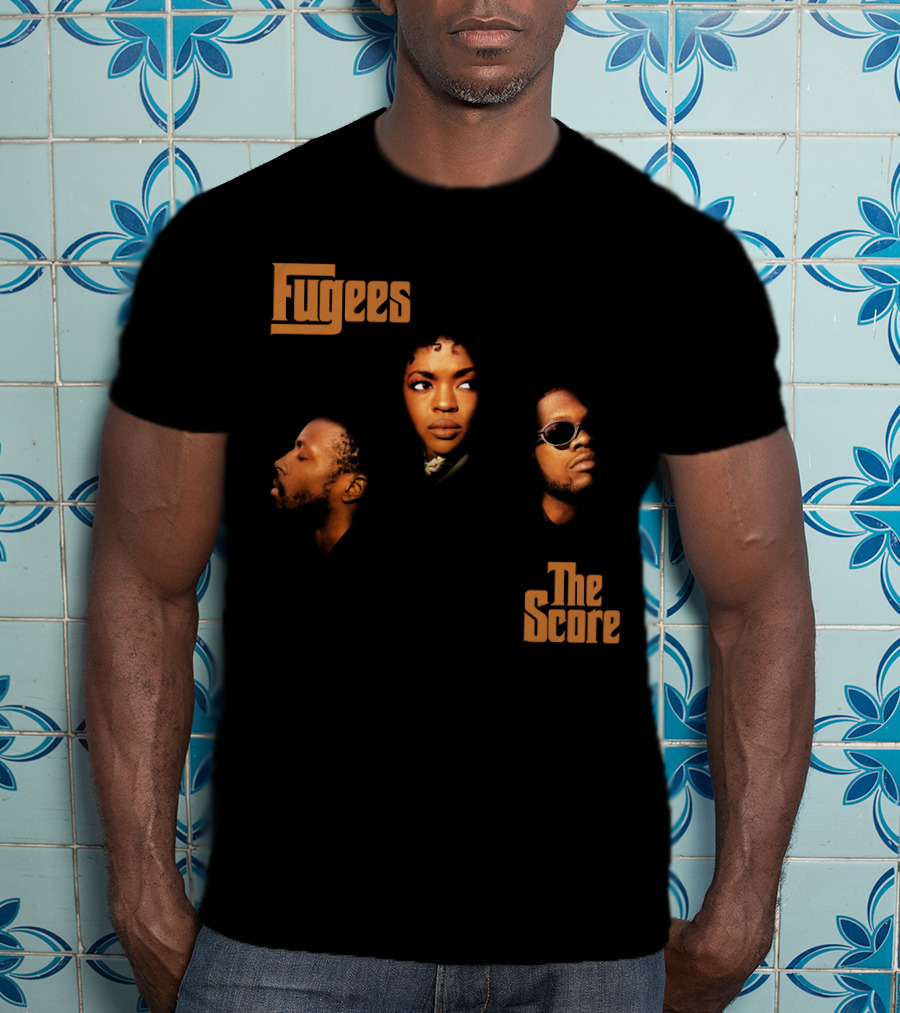 Fugees The Score Album Cover Trio Wyclef Lauryn Pras T-Shirt