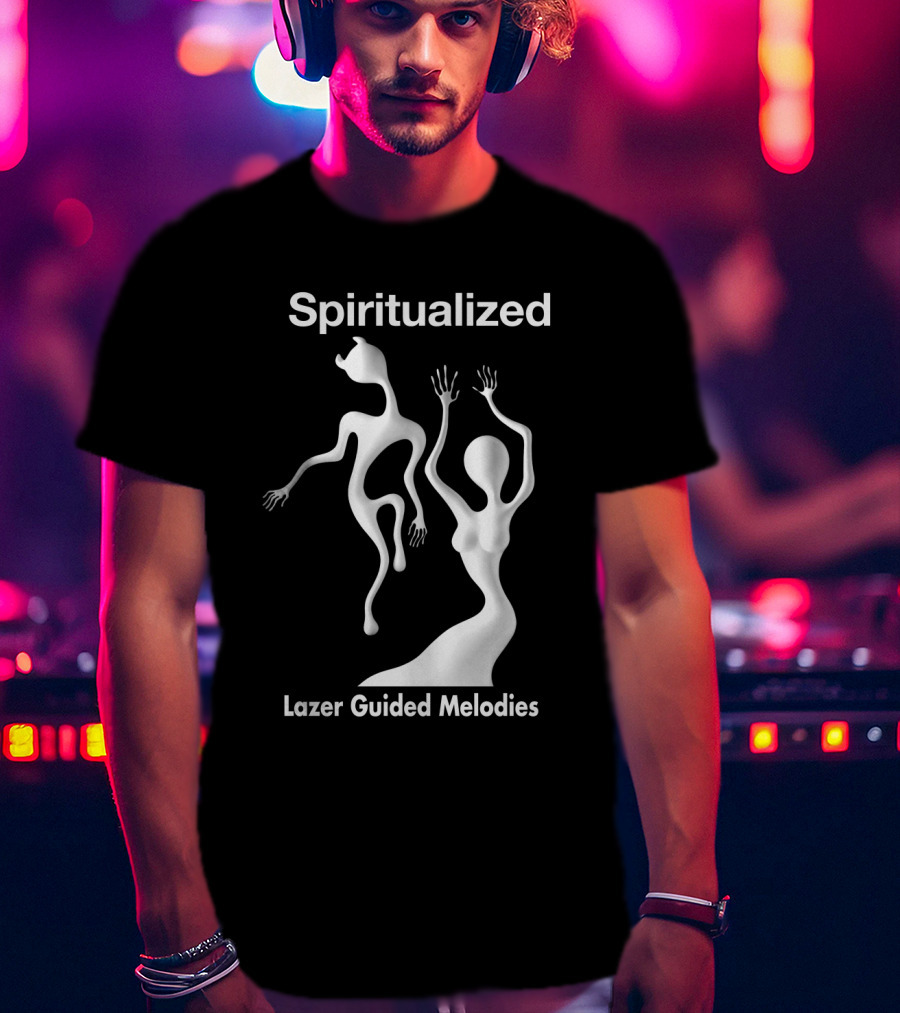 Spiritualized Lazer Guided Melodies 1992 Album Cover T-Shirt