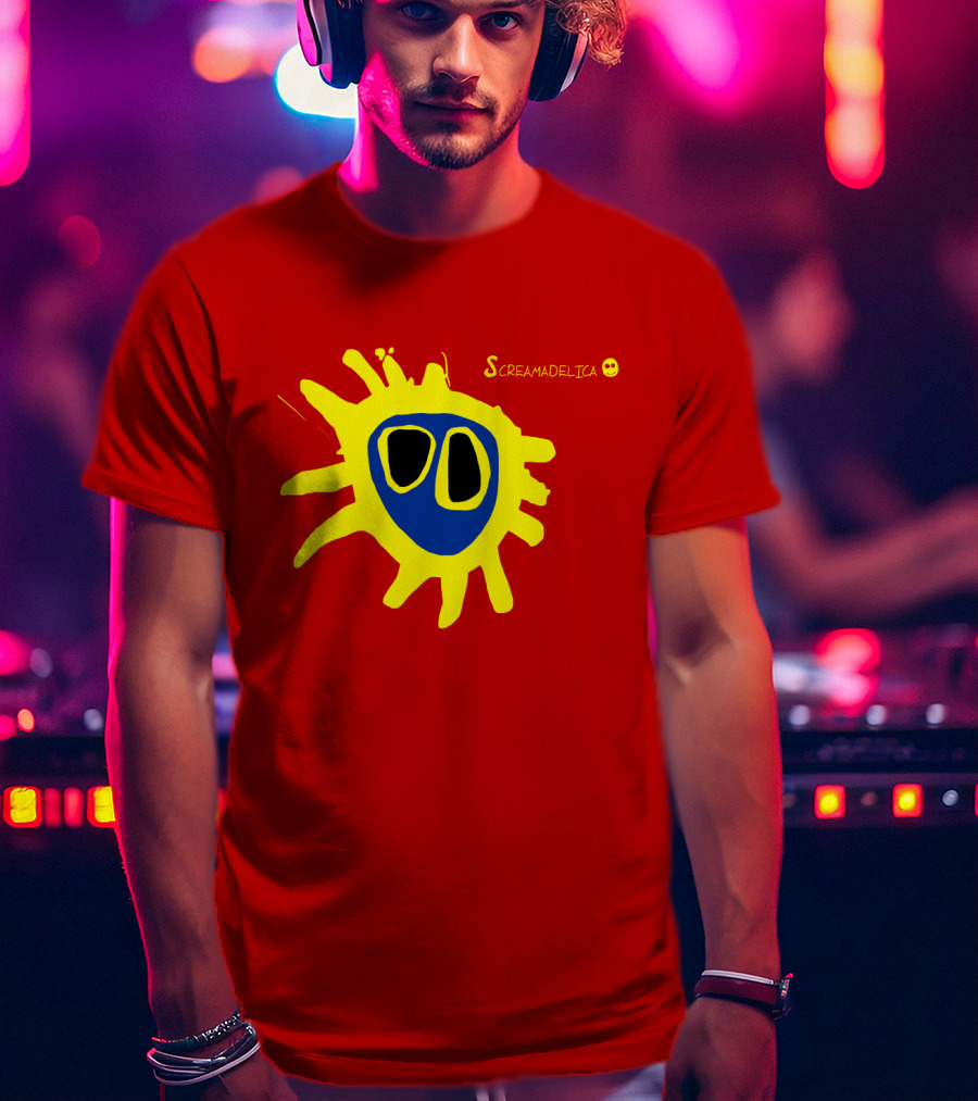 Primal Scream Screamadelica Iconic Sunburst T-Shirt